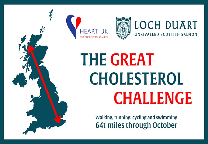 Team Loch Duart is taking part in the 'Great Cholesterol Challenge' for National Cholesterol Month