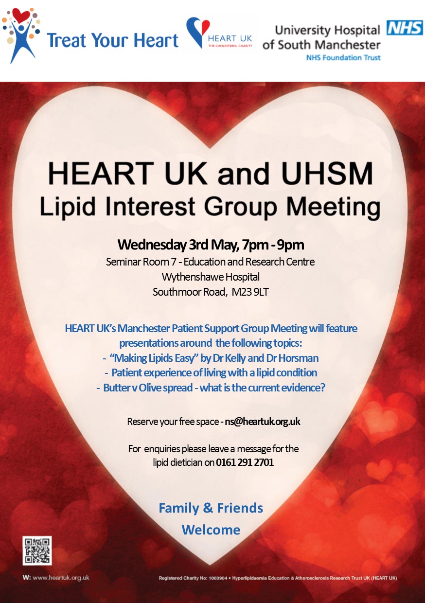 Flyer for Lipid Interest Group Meeting, Manchester